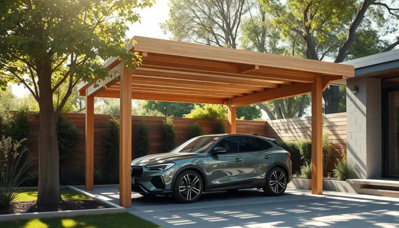Carport design : une protection esthétique pour votre voiture