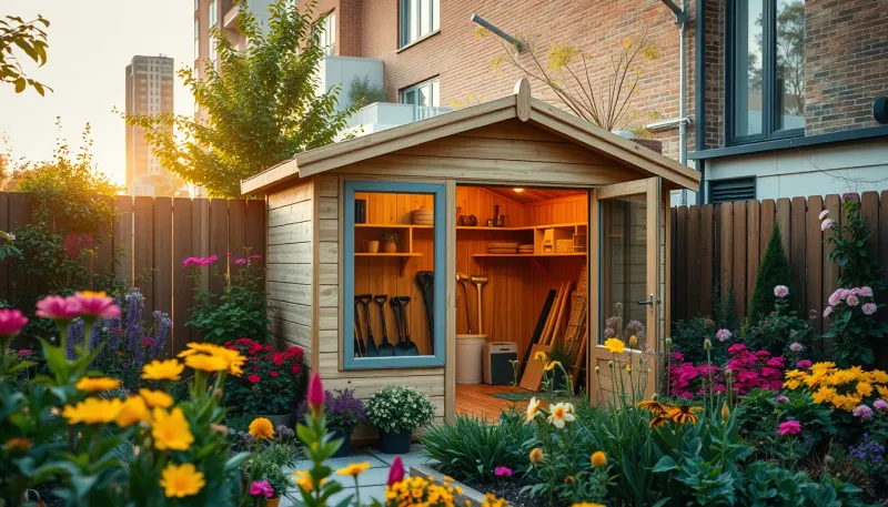 Quel abri design choisir pour un jardin de ville de moins de 50 m² ?